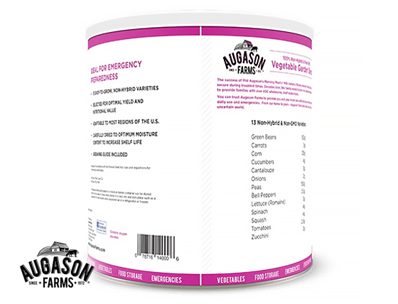 Augason Farms: Vegetable Garden Seeds Can